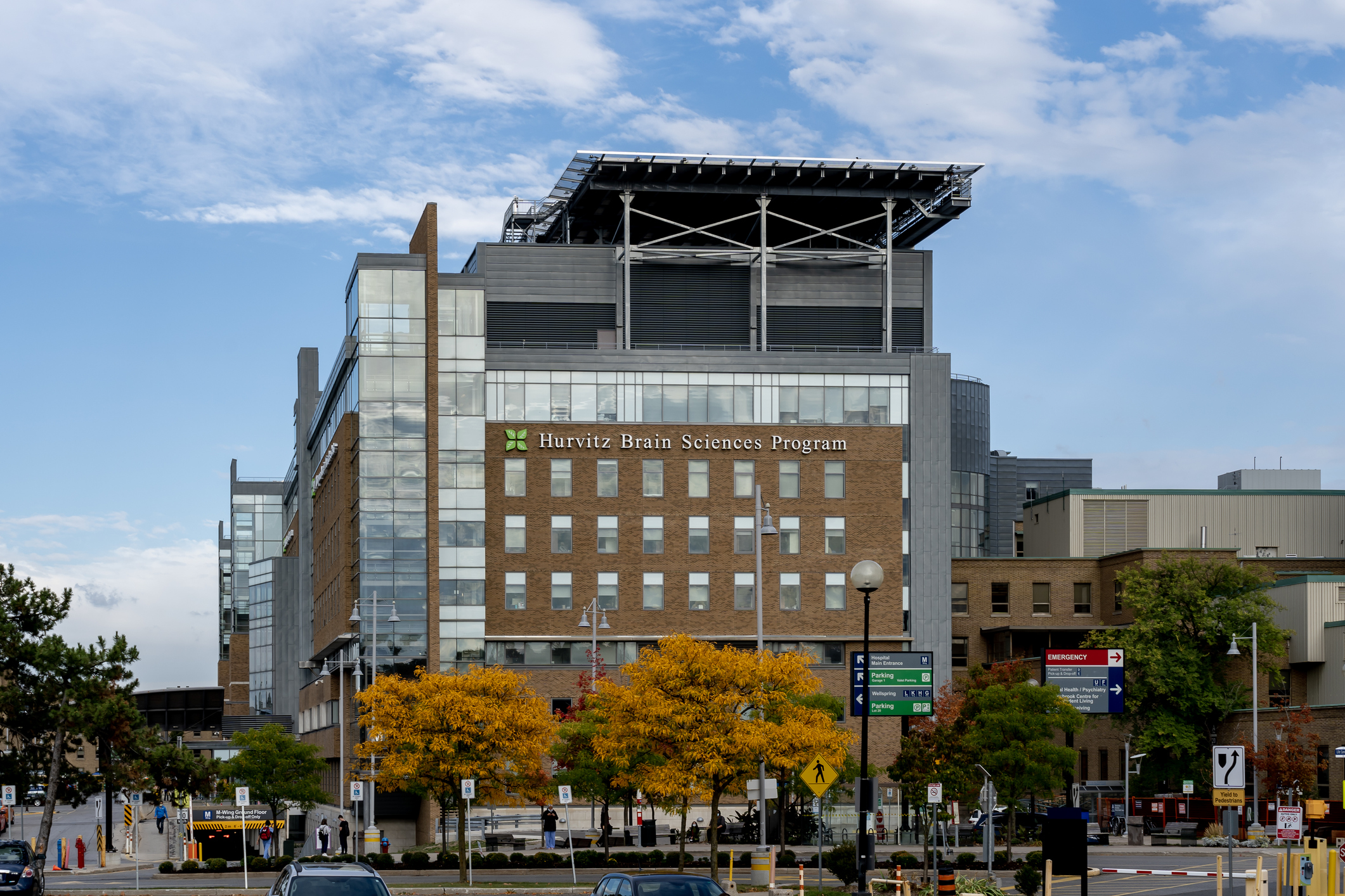 Sunnybrook hospital is shown in Toronto Canada on September 29, 2020.